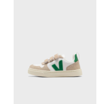 VEJA Small V 10 CHROMEFREE LEATHER EXTRA WHITE EMERAUDE (CV0503800C) in grün