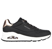 Skechers Uno Shimmer Away (155196-BLK) in schwarz