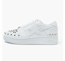 A Bathing Ape Sta Low 20th Anniversary Silver Studded (1G80-191-015-WHT)