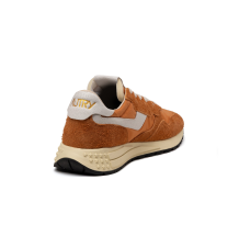 Autry Reelwind Low Nylon Hairy Suede Cracked Leather (WWLMNC11)