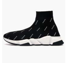 Balenciaga Speed Trainer Logo Print (506336W06501006)