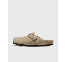 Birkenstock Boston Shearling Suede Leather Fur (1028289) in braun