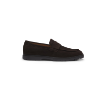 BOSS Loafer aus Veloursleder mit Pennyloafer Besatz (50579256205)