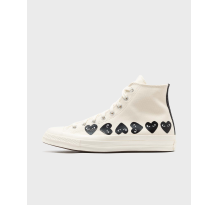 Comme des Garcons Play X CONVERSE Chuck Taylor 70 Multiheart High Top (AZ-K127-001-WHITE) in braun