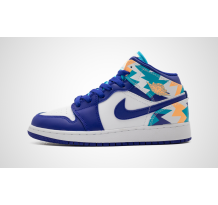 Jordan 1 Mid Geometric Print GS (555112-105)