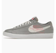 Nike Blazer Low Print Wolf Grey Sail Bright Crimson (DA4652-001)