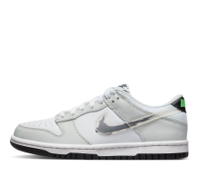 Nike Dunk Low Glitch Swoosh Grey GS (DV3033 001)