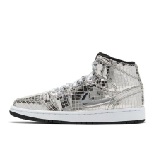 Jordan 1 Mid SE Metallic Silver Disco (CU9304-001)