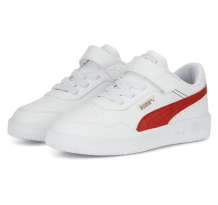 PUMA Puma Oslo Maja sneakers in white and silver piping (390836-03) in weiss