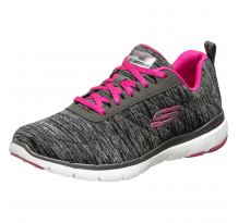 Skechers Flex Appeal 3 0 Insiders (13067-BKHP)