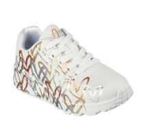 Skechers Uno Lite Metallic Love (314067L-WTGD)
