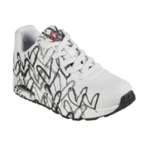 Skechers Uno Spread The Love (155507;WBGY) in weiss