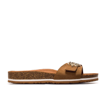Tommy Hilfiger Pantoletten Molded Footbed Flat Sandal Summer Cognac (FW0FW06244 GU9) in braun