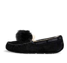 UGG Ansley Bow Glimmer Fleece Lined Shoe (1019015-BLK)