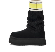 UGG Classic Sweater Letter Boot (1144045-BLK)