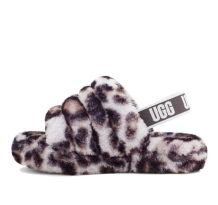 UGG Fluff Yeah Panther Print Slipper Stormy Grey (1123640K-SYGR)
