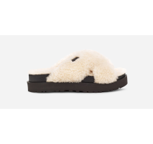 UGG Fuzz Sugar Cross Slide (1120860-NBLC)