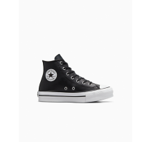 Converse Chuck Taylor All Star Lift Platform Leather High (A01015C) in schwarz