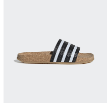 adidas Originals Adilette W Cork (BA7211) in schwarz