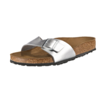 Birkenstock Madrid Birko Flor Silver (040411) in grau