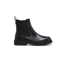 BOSS Chelsea Boots aus Leder mit goldfarbenem Double B Monogramm (50573133001)
