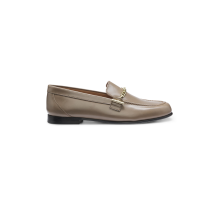 BOSS Loafer aus Leder mit Ketten und Logo Detail (50568568915)
