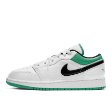 Jordan 1 Low Lucky Green Tumbled Leather GS (553560-129)