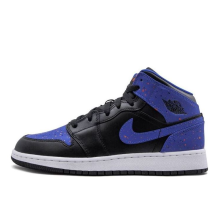Jordan 1 Mid Royal Paint Splatter GS (554725-048)