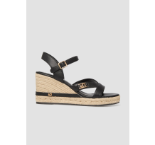 s.Oliver Sandaletten mit Keilabsatz in Bast Optik (2177750.9999)