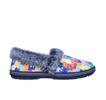 Skechers BOBS Too Cozy Rockstar Pawty Slip On Shoes (113692-NVMT) in blau