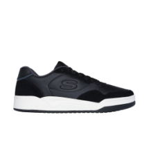 Skechers Koopa Court Volley Low Varsity (183241-BLK) in schwarz