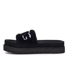 UGG Laton Fur Slippers (1111236-BLK)