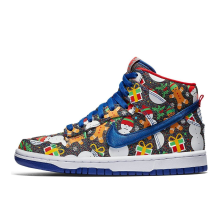 Nike Concepts SB Dunk High Ugly Christmas Sweater 2017 gs (AO1559-446)