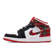 Jordan 1 Mid Plaid GS (554725-607)