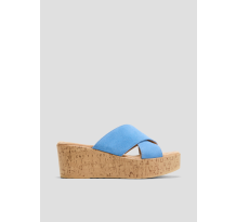 s.Oliver Sandalen aus Leder mit Keilabsatz (6009151.818)