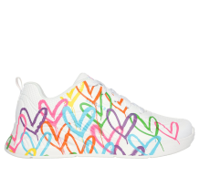 Skechers JGoldcrown UNO Lite Heart of Hearts Wei (177977-WMLT)