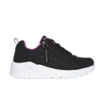 Skechers Uno Lite Easy Zip (310387L-BKRG) in schwarz