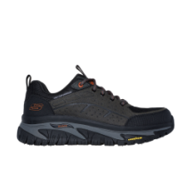 Skechers Waterproof Arch Fit Road Walker Vernal Shoes (237688-CCBK) in grau