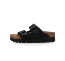 Birkenstock Arizona PAP Flex Platform Birko Flor (1027395) in schwarz