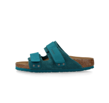 Birkenstock Uji Nubuck Suede Leather Deep Turquoise (1026767) in blau