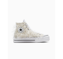 Converse Chuck Taylor Lift Frayed (A10227C) in weiss