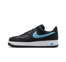 Nike Air Force 1 Black & University Blue (HF3839-001) in schwarz