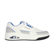 Skechers Uno Court Low Post (183140-WBL) in weiss