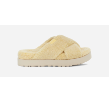 UGG Sugar Terry Cross Slide (1126385-BPDD) in gelb