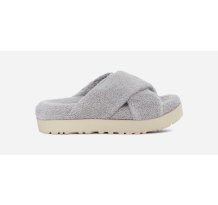 UGG Sugar Terry Cross Slide (1126385-MGR)