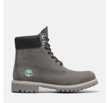 Timberland 6 In Waterproof Md Grey Nubuck Premium Boot (TB0A2P6WEL81)