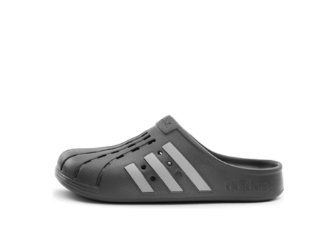 adidas Adilette Clogs Grey Four Metal (HP9398) schwarz