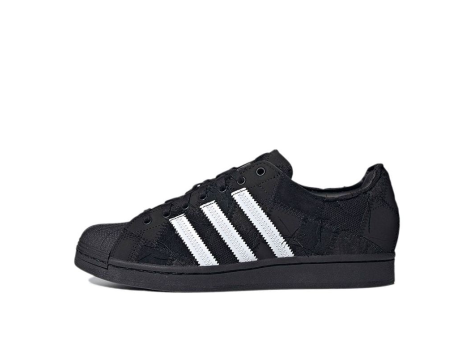 adidas atmos x RECOUTURE Superstar Patchwork Core (GW3473) schwarz