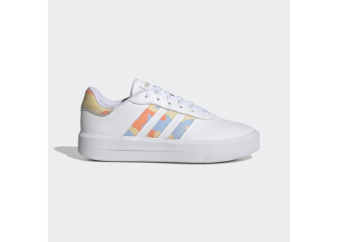 adidas neo Court Blue Platform (H06298) weiss