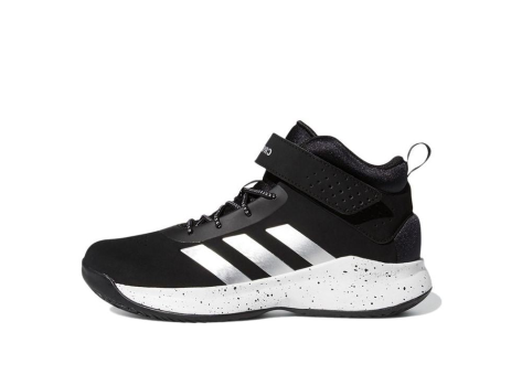 adidas Cross Em Up 5 Wide Slip On Core Silver Metallic Footwear (S29006) schwarz